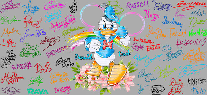 16oz Disney style-D-1298